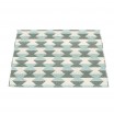 Pappelina Dana Army & Pale Turquoise Mat - 70 x 60 cm - Reverse