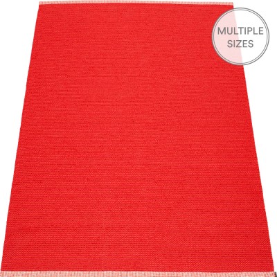 Pappelina Mono Red : Coral Red Large Rug