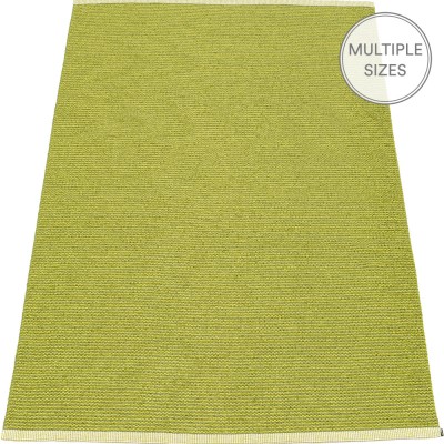 Pappelina Mono Olive : Lime Large Rug