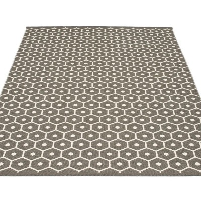 Pappelina Honey Large Rug - Charcoal