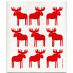 Jangneus Cellulose Dishcloth - Red Moose