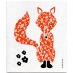 Jangneus Cellulose Dishcloth - Orange Fox