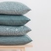 Spira Line Cushion Cover - Smoke Blue