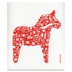 Jangneus Cellulose Dishcloth - Red Dala Horse