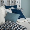 Spira Pleat Cushion Cover - Marine Blue