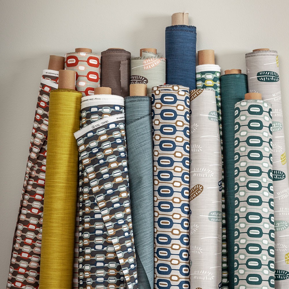 Scandinavian Fabric | Spira Vippa Terracotta | HUS & HEM