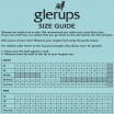 Glerups Size Guide 