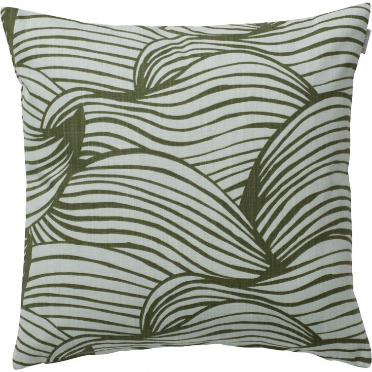 Spira of Sweden Wave Cushion Cover - Green