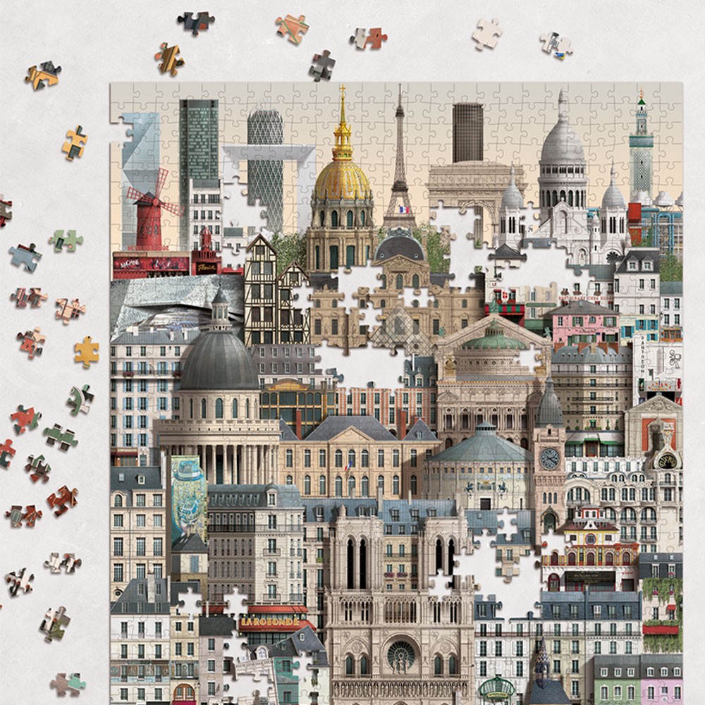 Paris Jigsaw Puzzle by Martin Schwartz | HUS &amp; HEM
