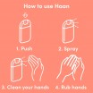 How To Use Your Haan Hand Sanitiser