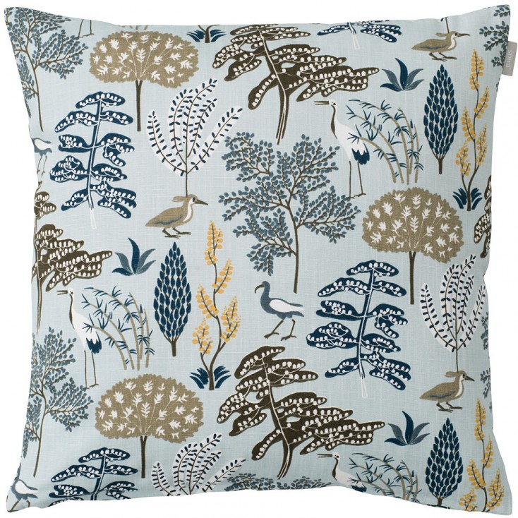 Spira Flora Cushion Cover Blue Hus, Cushions For Sofas Uk