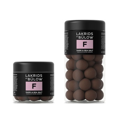 Lakrids By Bülow Chocolate Coated Liquorice F - Dark & Sea Salt