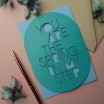 Dear Beni Spring in Step Sleeve Laser-Cut Greeting Card Collection