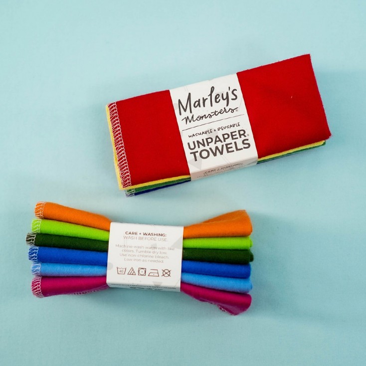 Marley's Monsters UNpaper® Towels Set of 6 - Rainbow