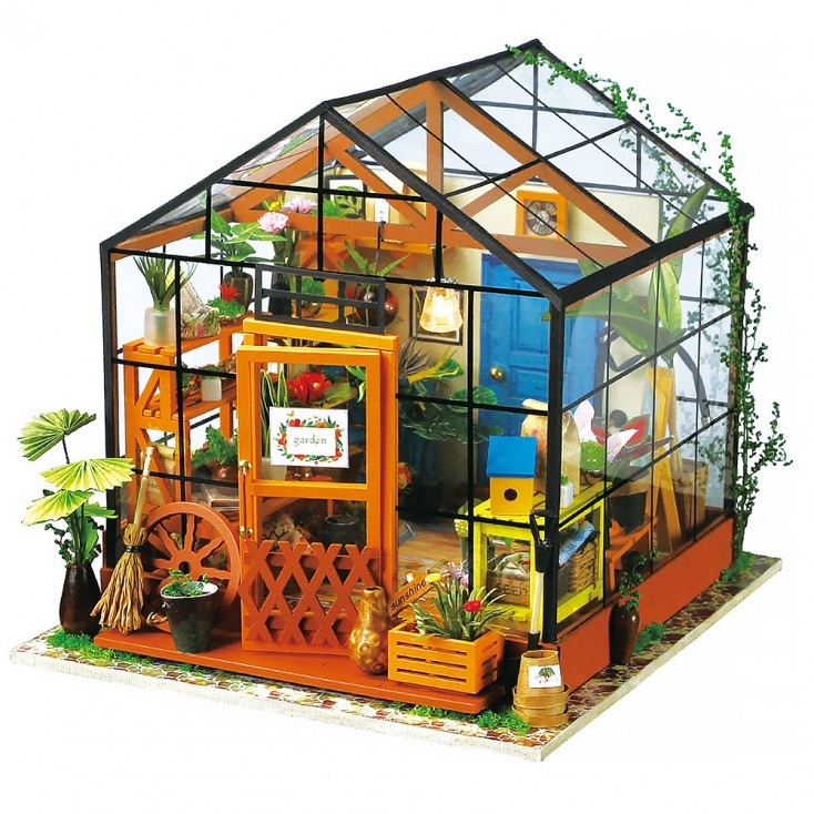 Cathy's Flower House - DIY Miniature Kit