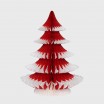 Paper Dreams Snow Tip Christmas Tree 25 cm Traditional Red