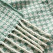 Burel Azulejo Wool Blanket - Eucalyptus