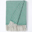 Burel Azulejo Wool Blanket - Emerald