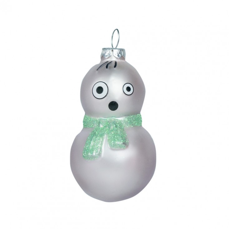 Pop the Snowman Ornament by Luckyboysunday