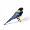 Plego Parus Major Paper Bird Kit