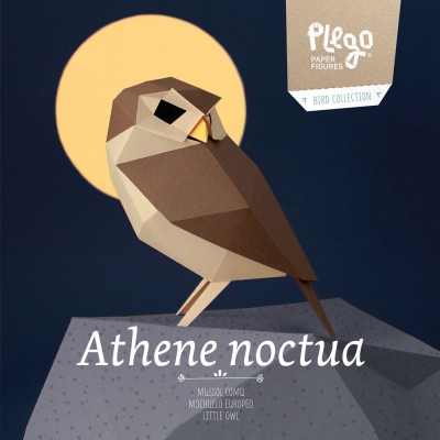 Plego Athene Noctua Paper Bird Kit
