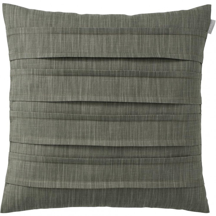 Spira of Sweden Pleat Cushion Cover - Mineral Green