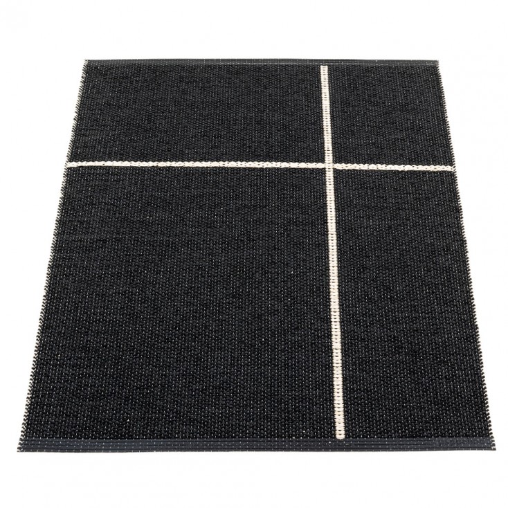 Pappelina Fred Black Small Mat - 70 x 90 cm