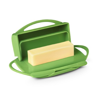 Butterie Flip-Top Butter Dish - Green