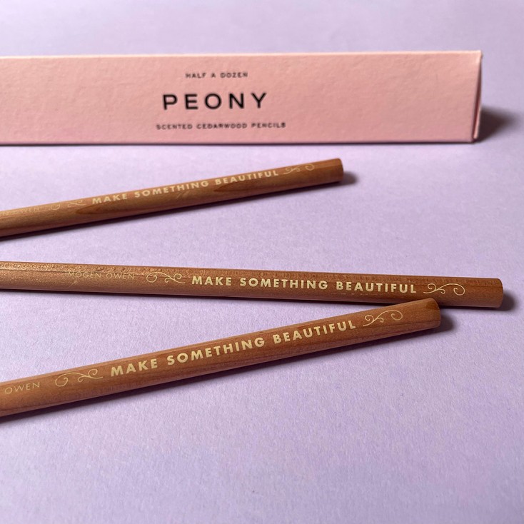 Imogen Owen Peony Scented Pencils 