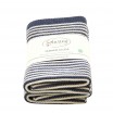 Solwang Cotton Striped Dishcloths - Stormy Grey Duo