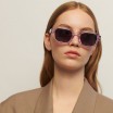 A.Kjaerbede Sunglasses - Halo Lavender Transparent