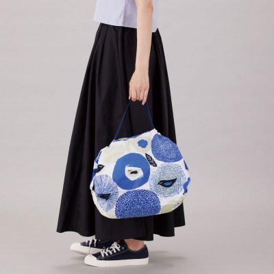 Kauniste x Shupatto One-Pull Foldable Bag M – Sunday Blue