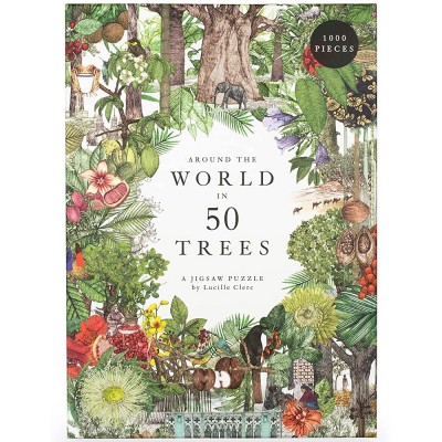 Around the World in 50 Trees 1000 Piece Jigsaw 
