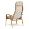 Swedese Lamino Chair - Oiled Oak & Moonlight Sheepskin