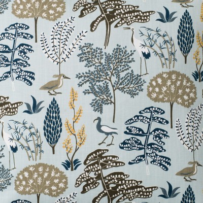Scandinavian Fabric - Spira Flora Blue