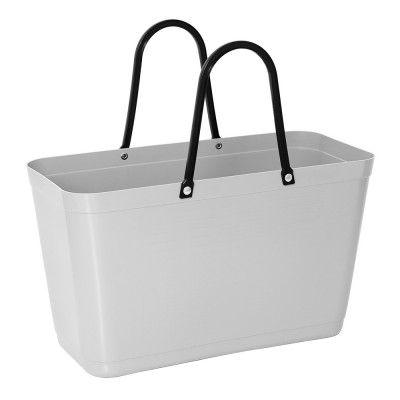 Hinza Eco Plastic Bag - Large Light Grey