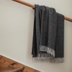 Spira of Sweden Merino Wool Throw - Asphalt