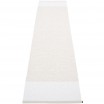 Pappelina Edit Runner - Fossil Grey : White : White Metallic - 70 x 300 cm