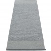 Pappelina Edit Runner - Granit : Grey : Grey Metallic - 85 x 260 cm