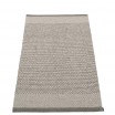 Pappelina Edit Runner - Charcoal : Warm Grey : Stone Metallic - 85 x 160 cm