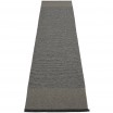 Pappelina Edit Runner - Black : Charcoal : Granit Metallic - 70 x 300 cm