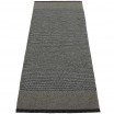 Pappelina Edit Runner - Black : Charcoal : Granit Metallic - 85 x 260 cm