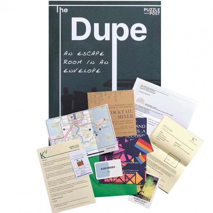The Dupe Escape Room in an Envelope by Puzzle Post