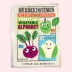 Jo & Nic's Crinkly Cloth Book - Fruit & Vegetable Alphabet
