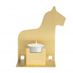 Design House Stockholm Pop-Up Candle Holder - Brass Dala Horse