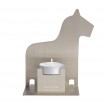 Design House Stockholm Pop-Up Candle Holder - Steel Dala Horse