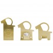 Design House Stockholm Pop-Up Candle Holder - Brass Christmas Goat 