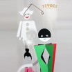 Livingly Tivoli Mobile - Harlequin, Columbine & Pierrot