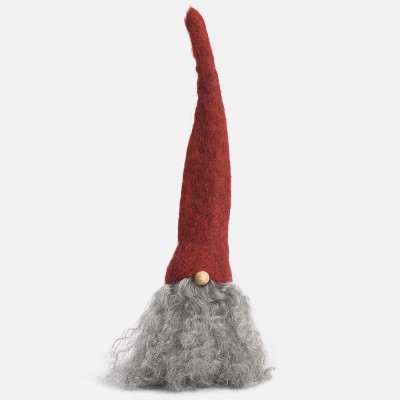Åsas Tomtebod Swedish Tomte 25 cm - Red Hat Grey Gotland Beard 