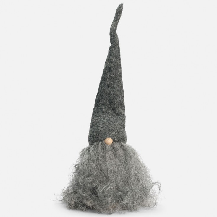 Åsas Tomtebod Swedish Tomte 30 cm - Grey Hat Gotland Beard